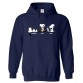 Sleeping Food Wi-Fi Snoopy Classic Unisex Kids and Adults Pullover Hoodie								 									 									